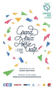 Grand Prix Poésie RATP 2016