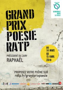 Grand Prix Poésie RATP 2018
