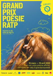 Grand Prix Poésie RATP 2022, affiche n° 1